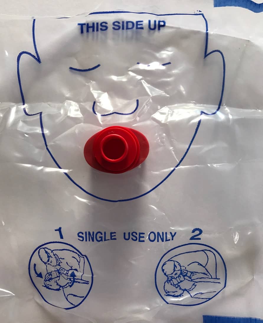 CPR Resuscitation Mask Disposable NZ Survivor