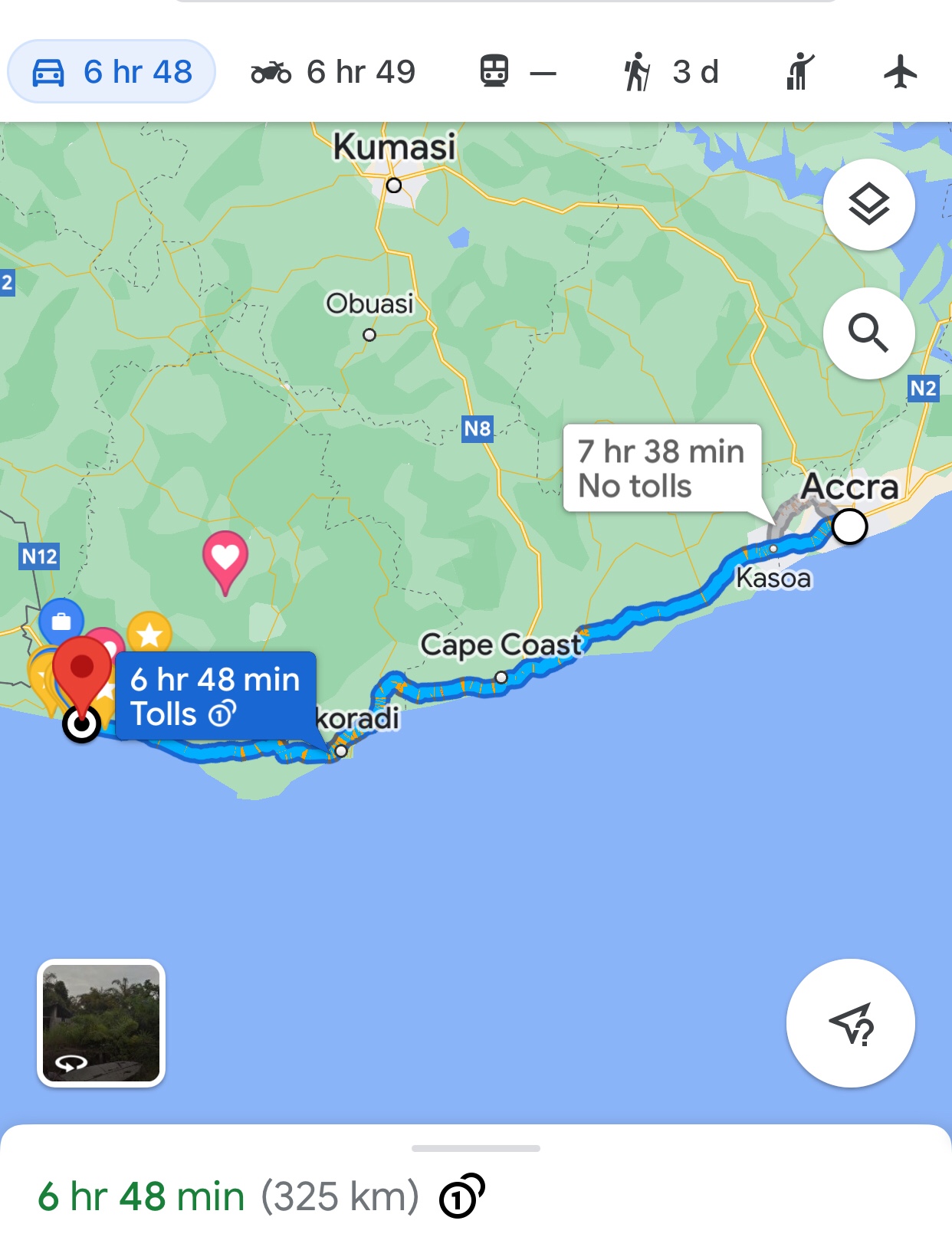 DIRECTIONS FROM ACCRA TO NZULEZO (BEYIN) Nzulezo Stilt Village Tour