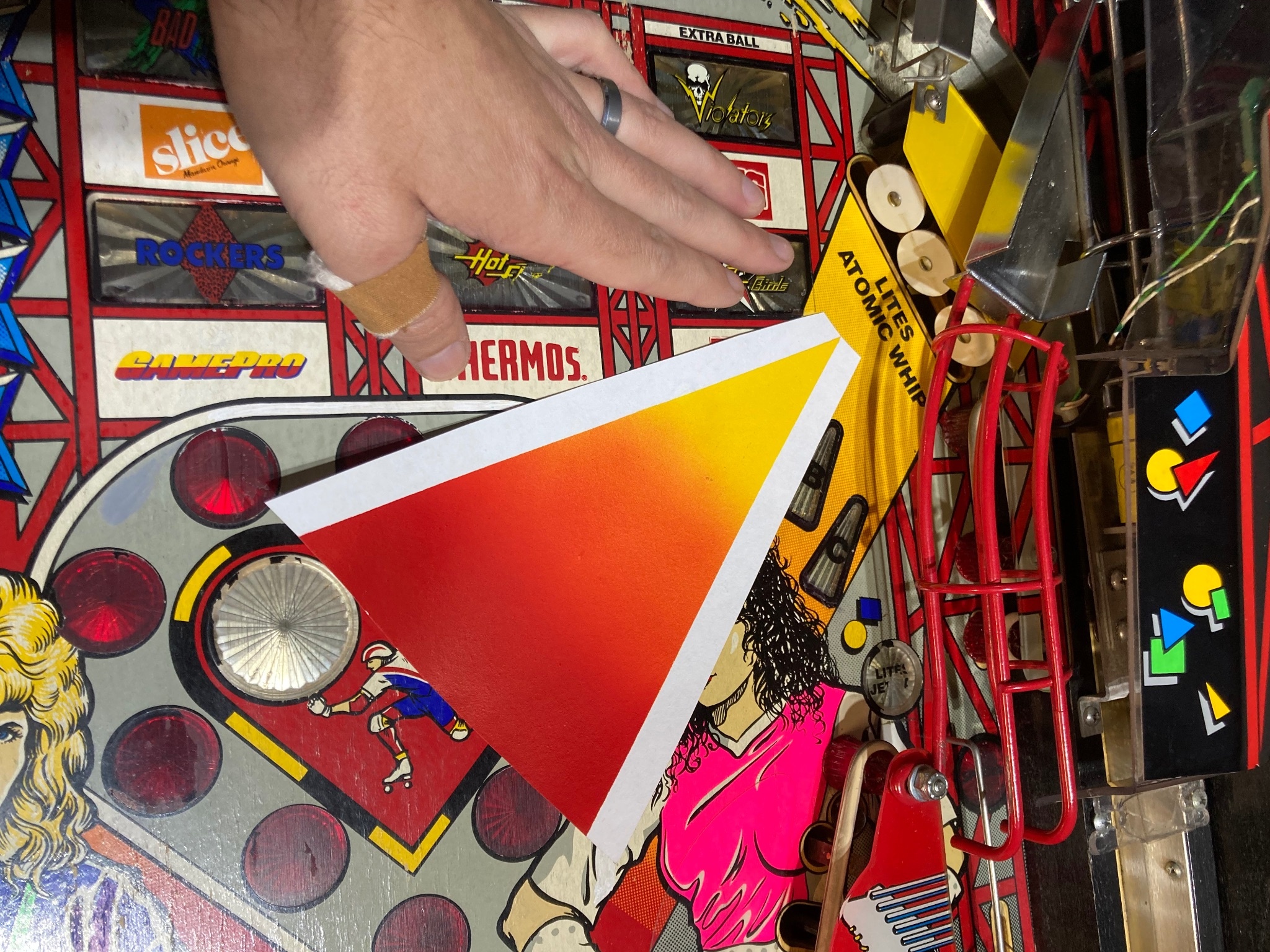 Don’t Flip… FLIP! Rollergames Restoration Restorations documented