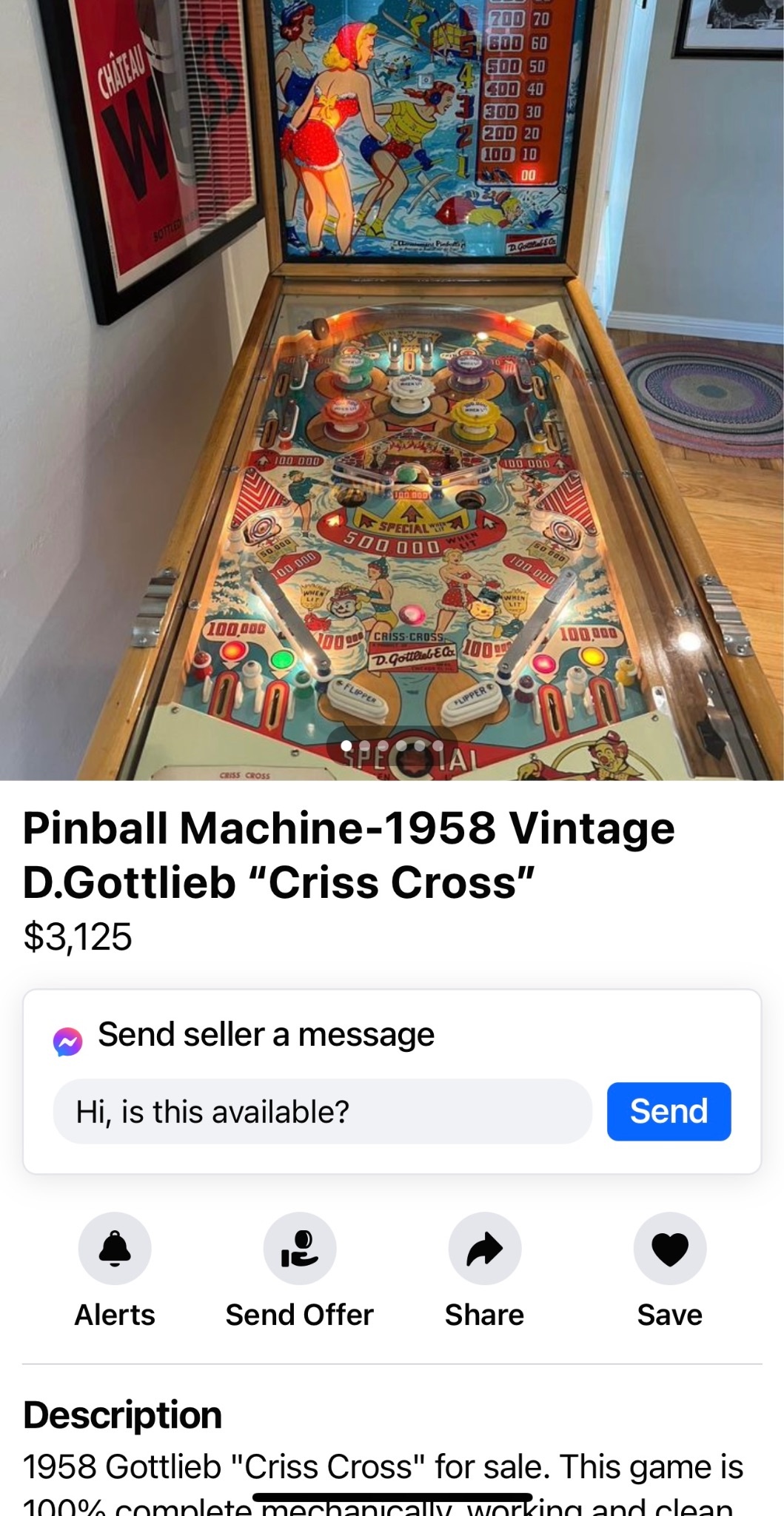 More Craigslist laughs. Pinball machines for sale