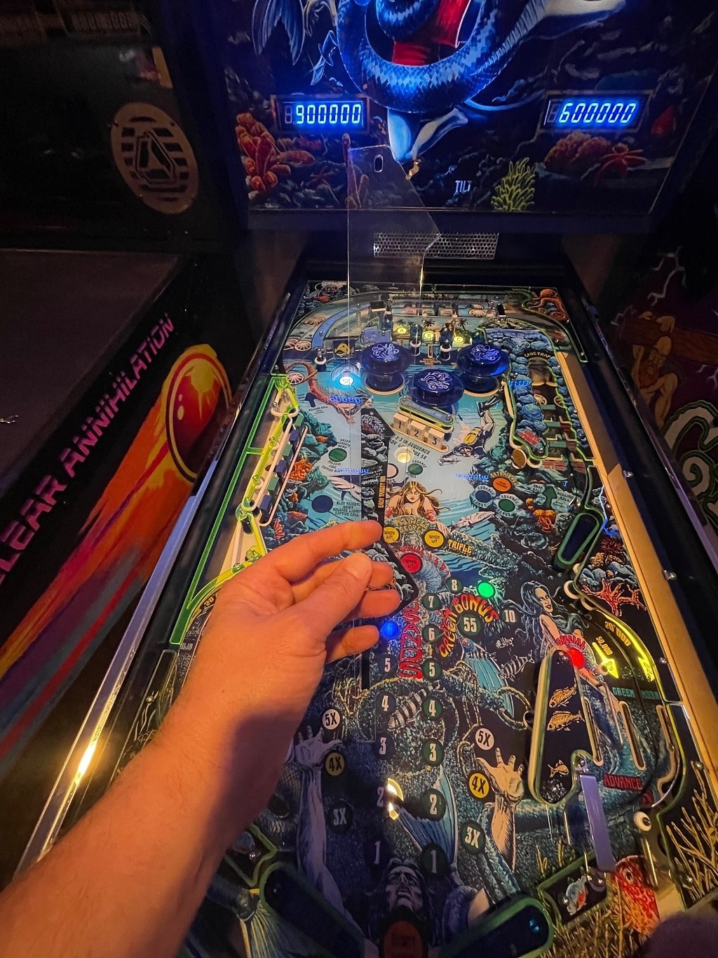 Haggis Fathom Owners Club. Dive In Boutique pinball
