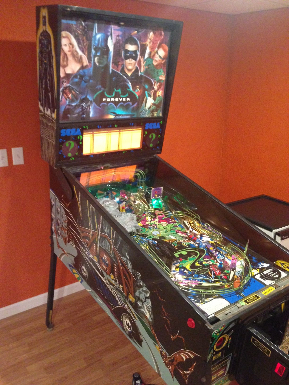 Sega Large DMD Issue Batman Forever *Update Installed LCD w/DMD