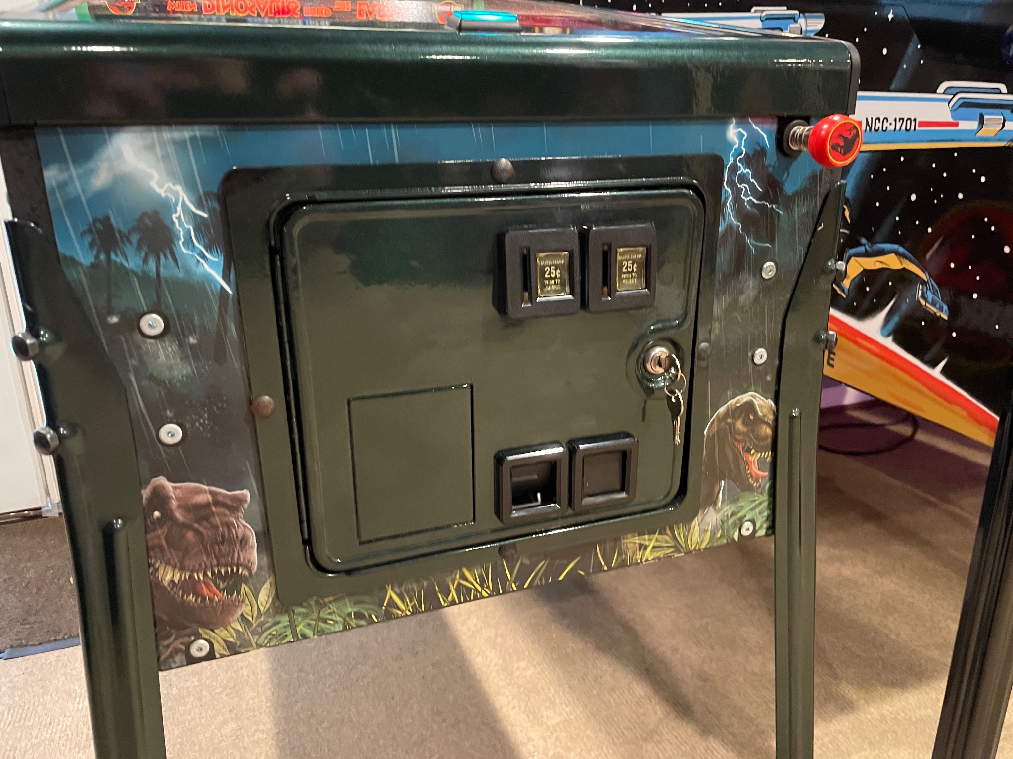 Jurassic Park The Pin (Stern) owners club. home, Jurassic Park