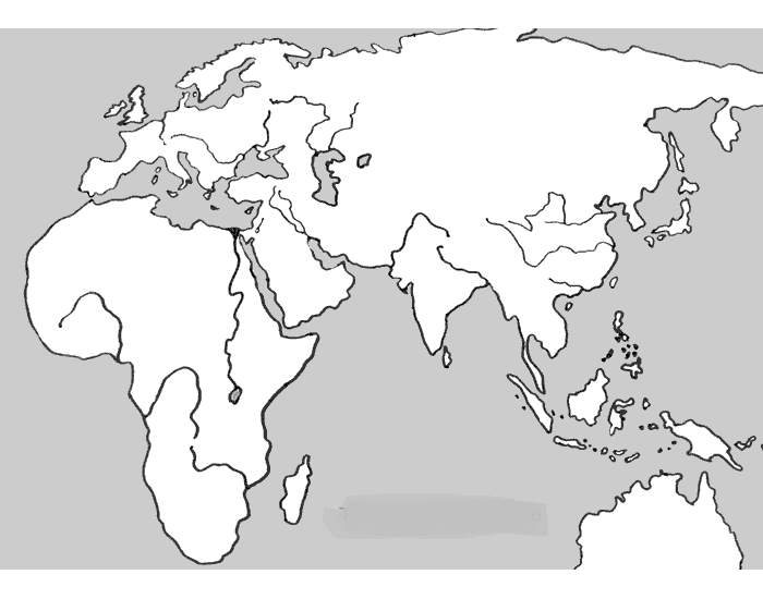 Blank Map Of Afro Eurasia Ap World: Map Test: Afroeurasia Pt. 2 Diagram | Quizlet