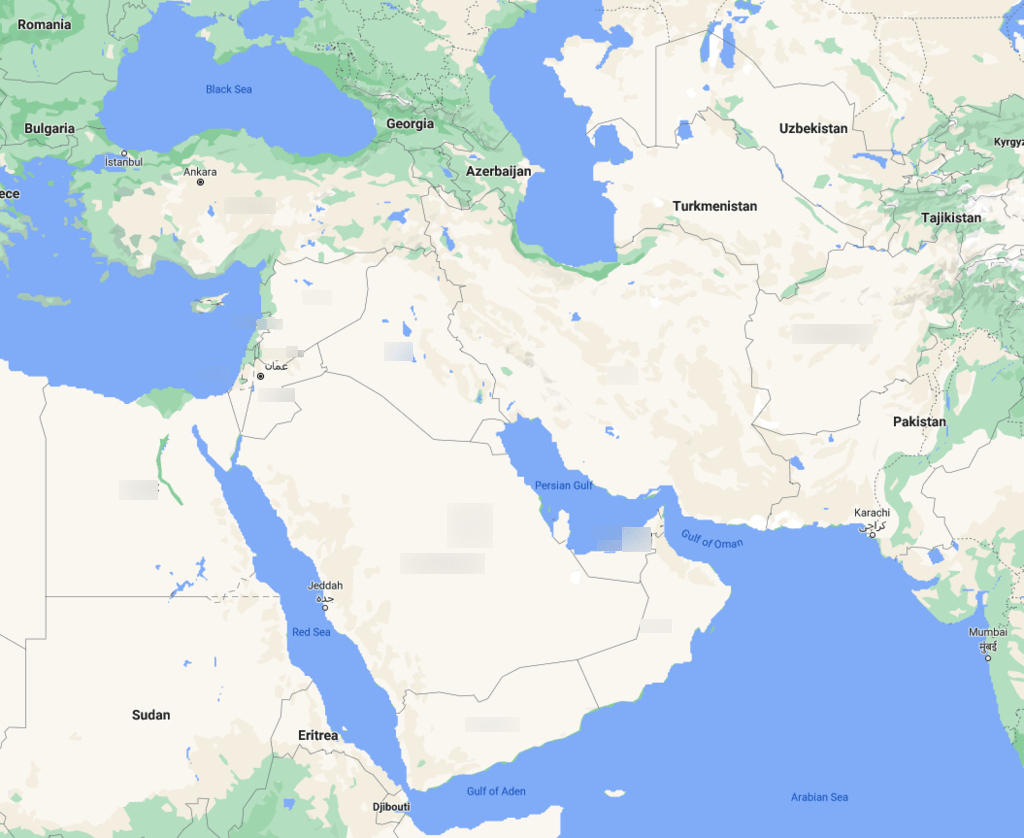 Map 5 Middle East / West Asia Map Diagram Quizlet