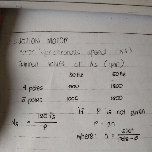 Induction Motor Flashcards Quizlet
