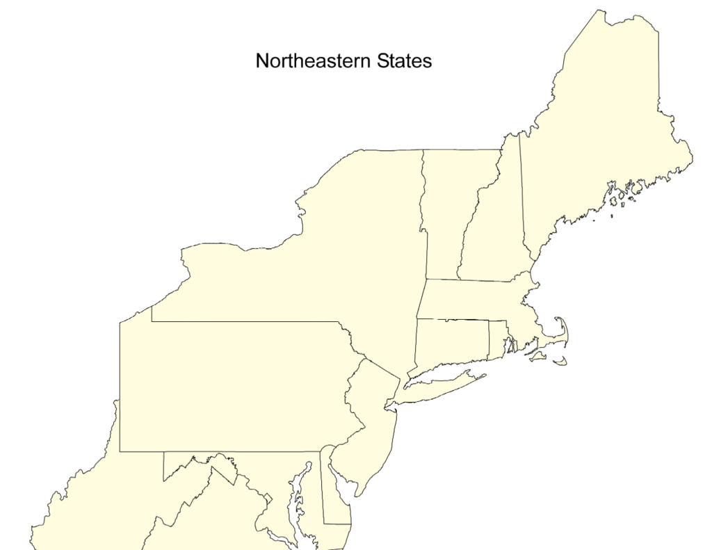 Northeast States And Capitals
