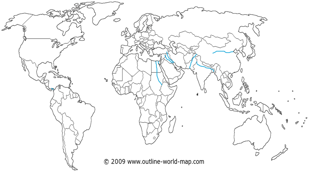 AP World Water Bodies 2 Diagram Quizlet