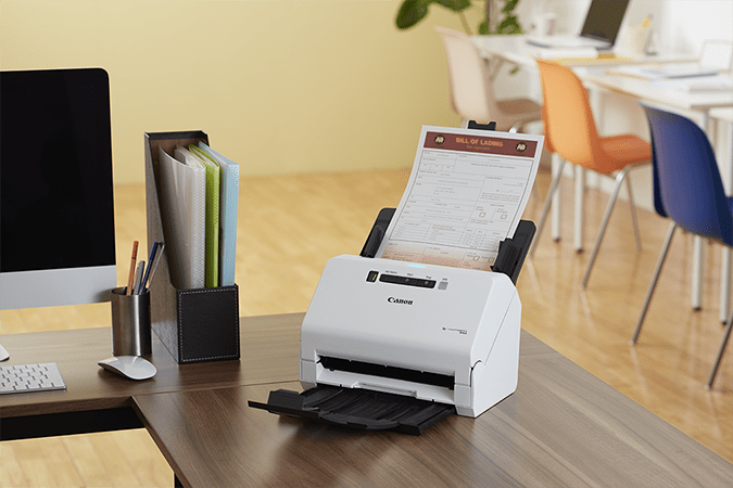 New easy-to-use imageFORMULA R40 document scanner.