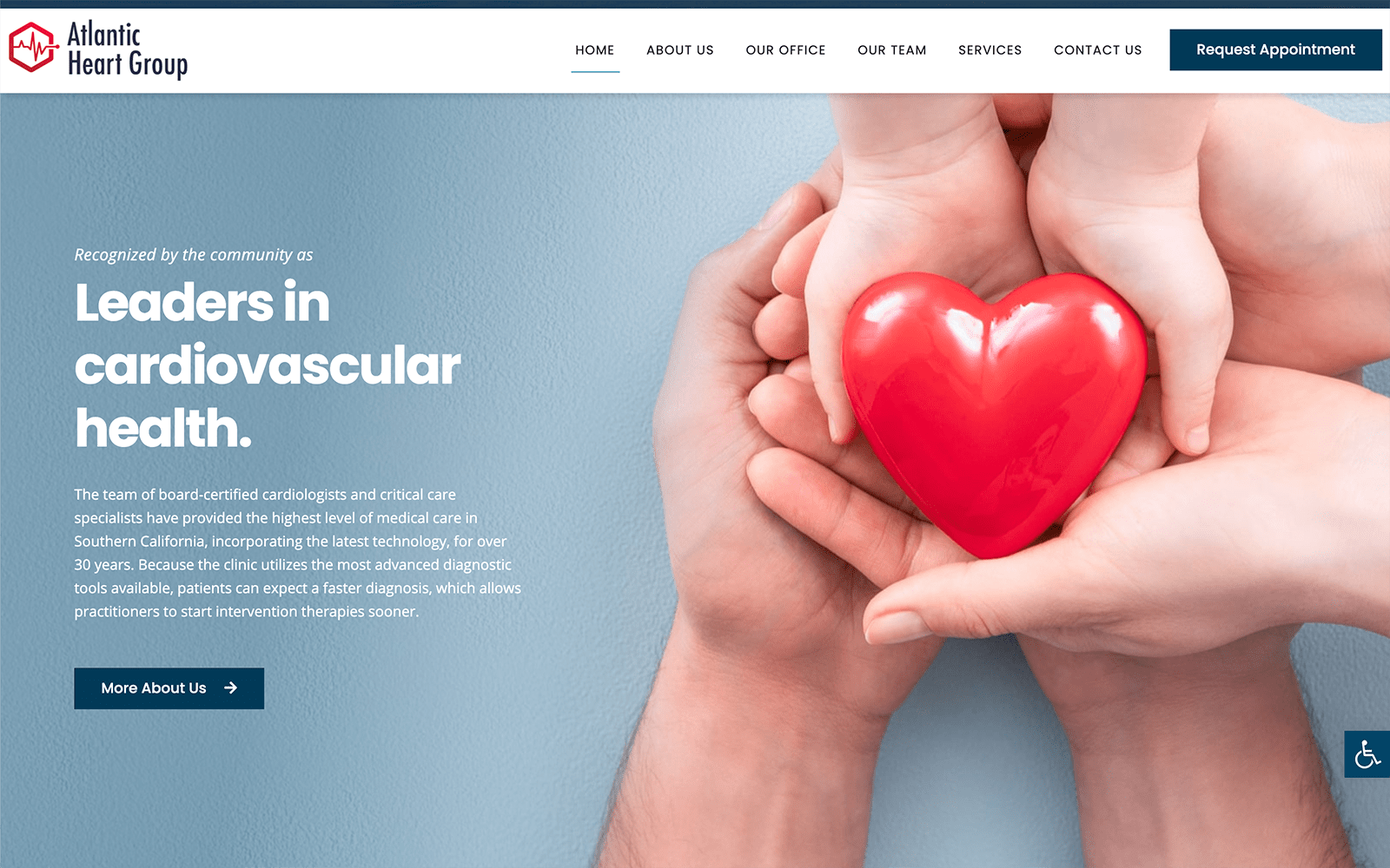 Cardiology Group Website Designed By O360??