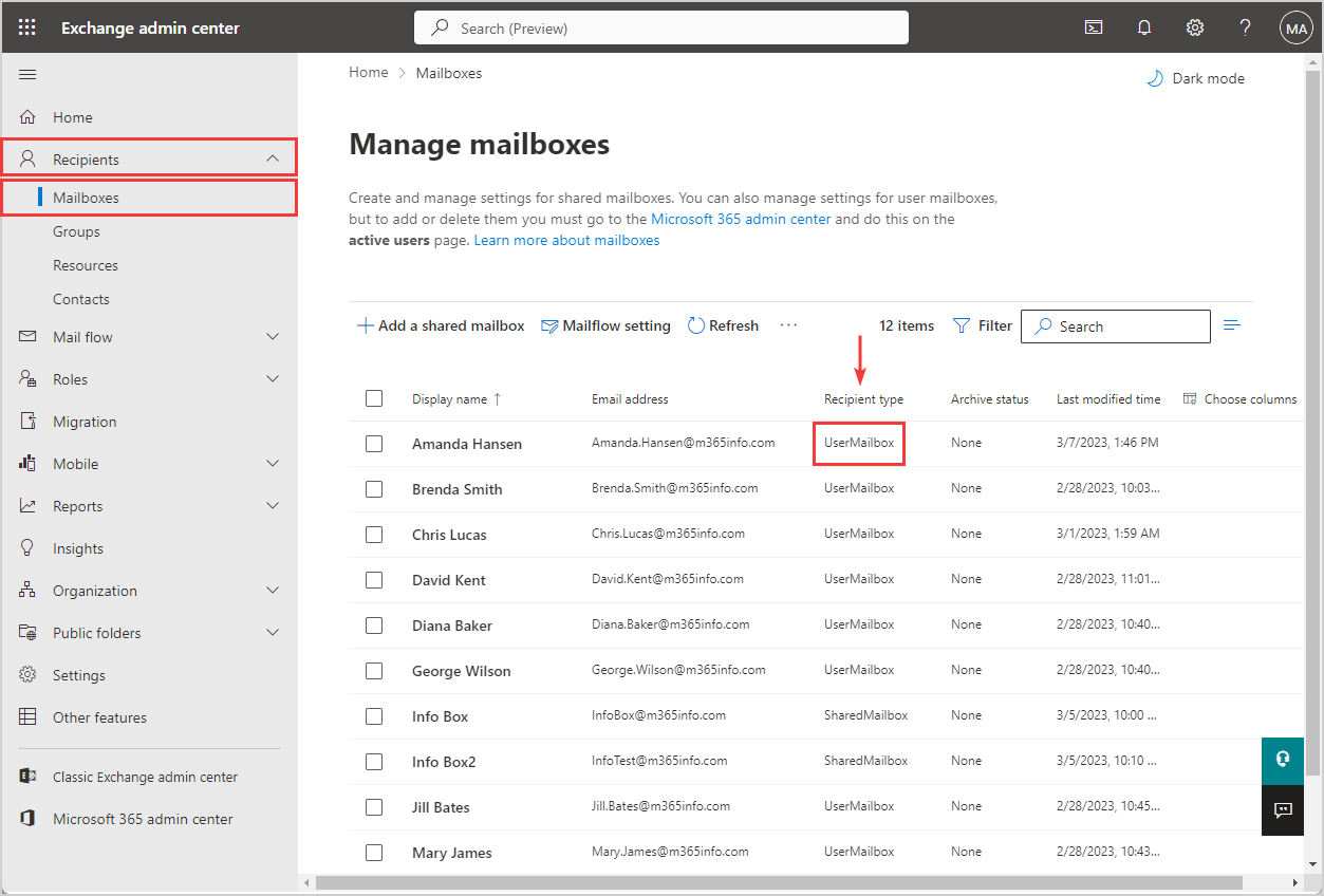 Convert shared mailbox to user mailbox o365info