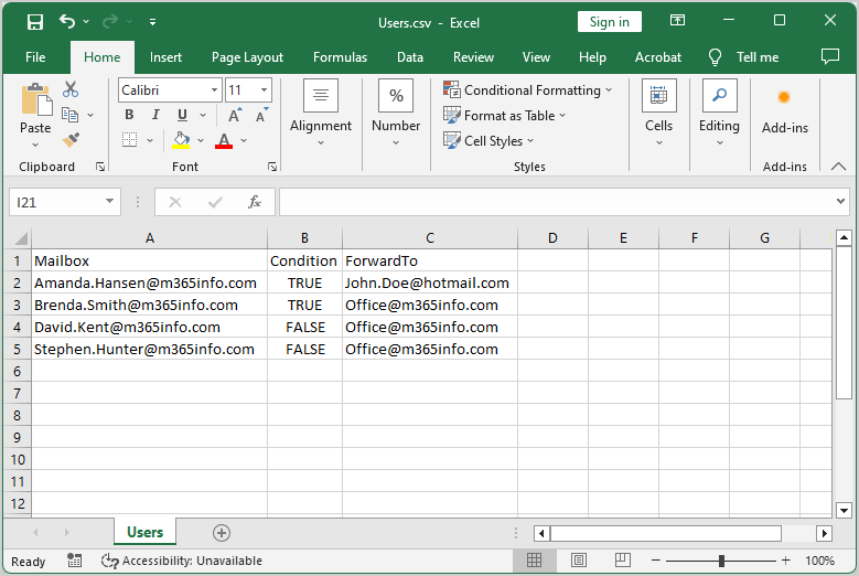 Manage Forward Mail with PowerShell in Microsoft 365 o365info