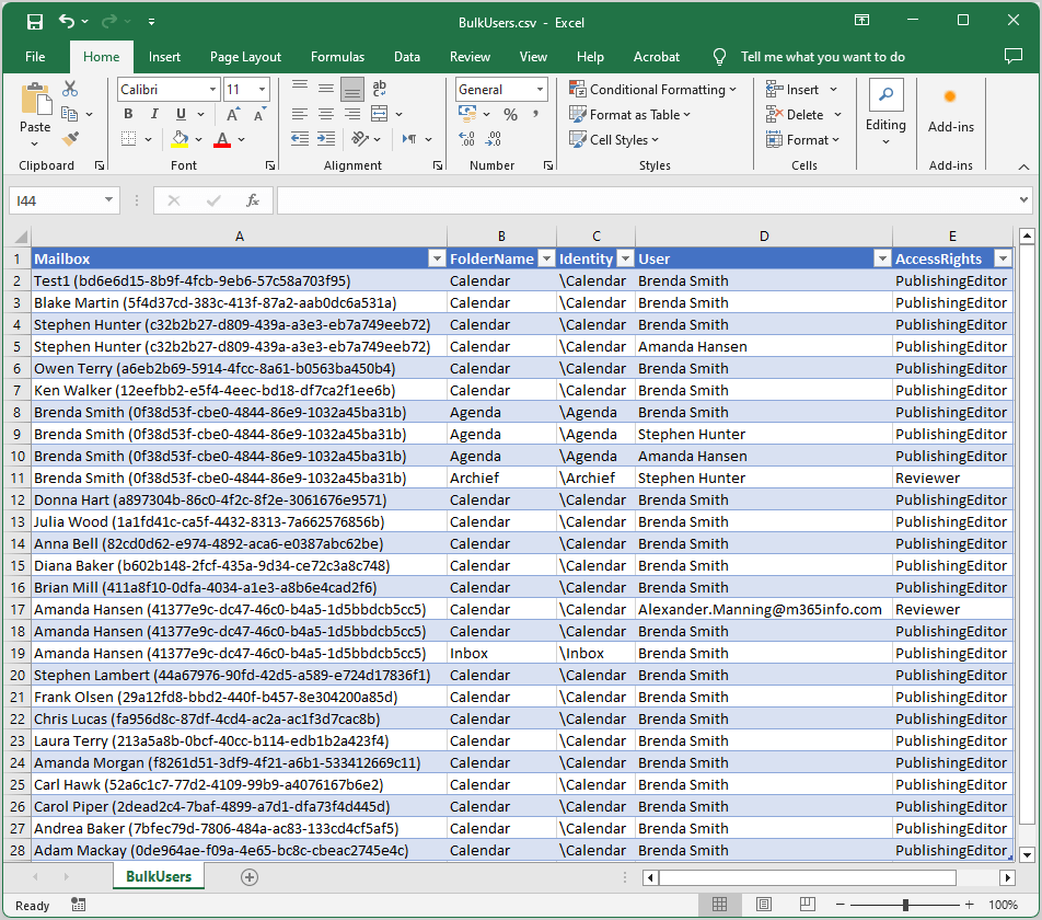 Manage mailbox folder permission with PowerShell o365info