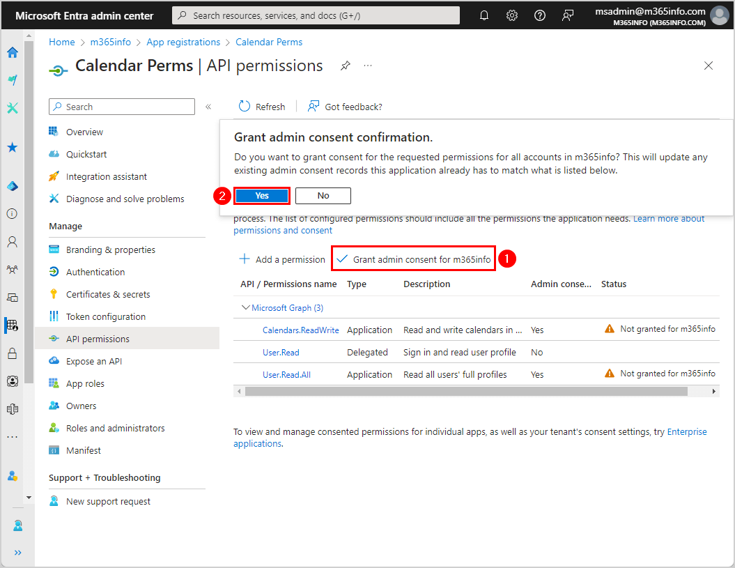 Set default calendar permission for all users with PowerShell o365info