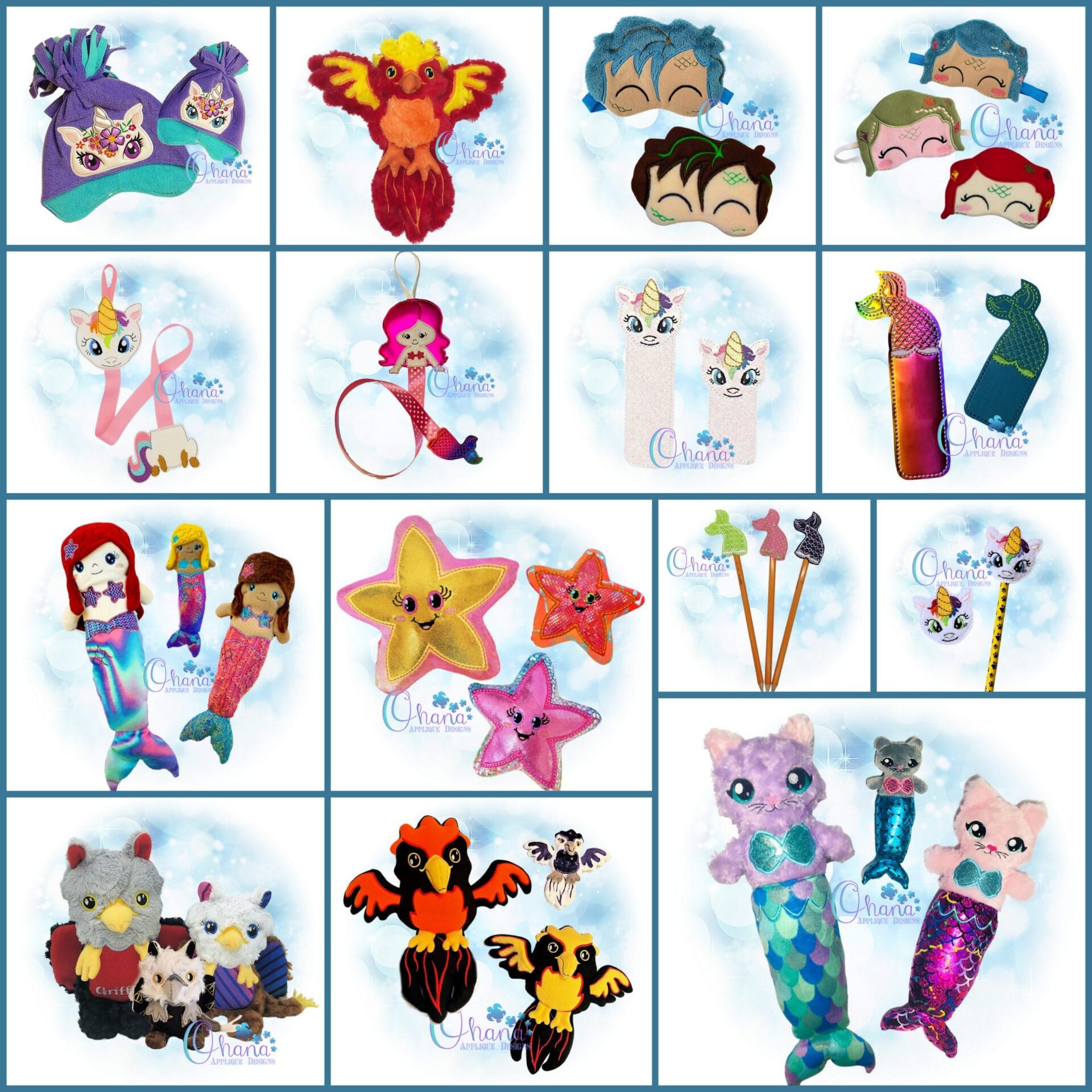 Ohana Applique Designs In The Hoop Machine Embroidery By Oad Design Talk