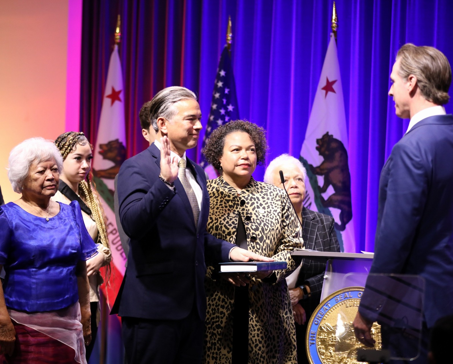 Attorney General Bonta Sworn In, Delivers Inaugural Address State of