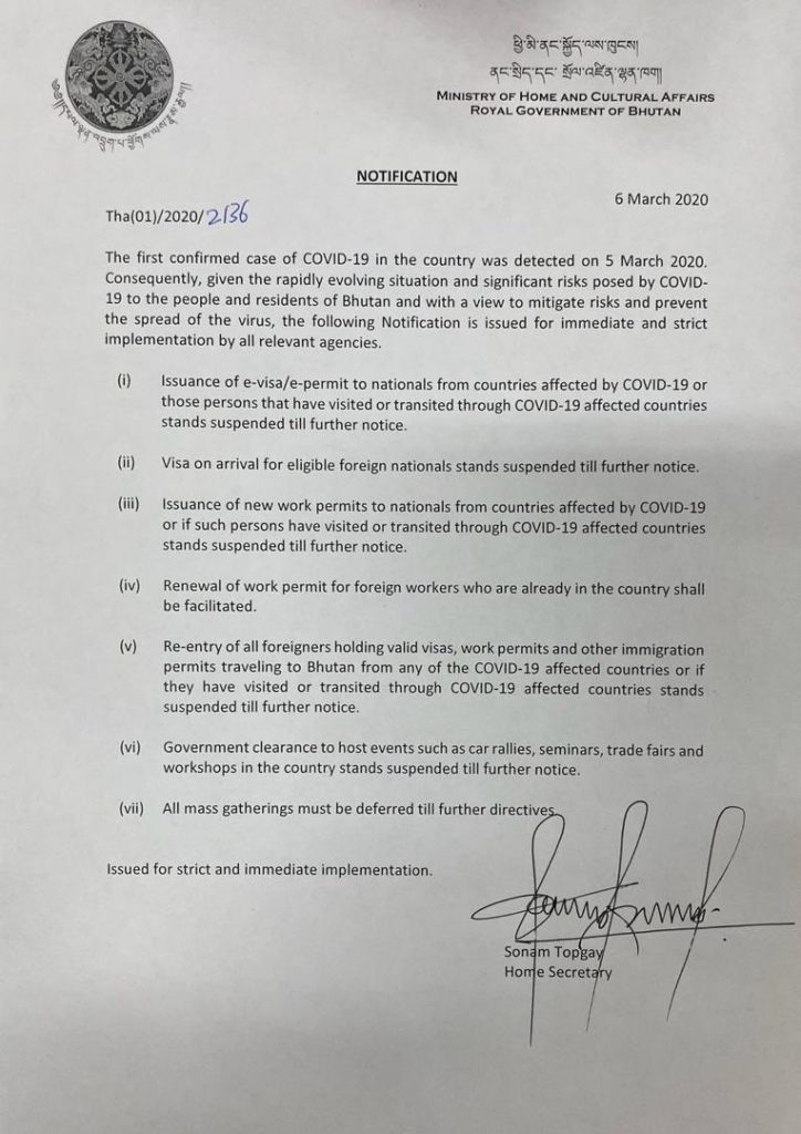 COVID19 Travel Permit & Event Hosting Notification Office of the