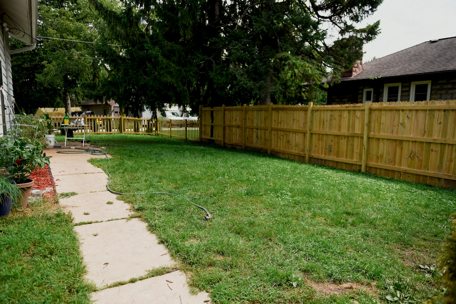 Backyard Improvements & Current Status Oak Abode