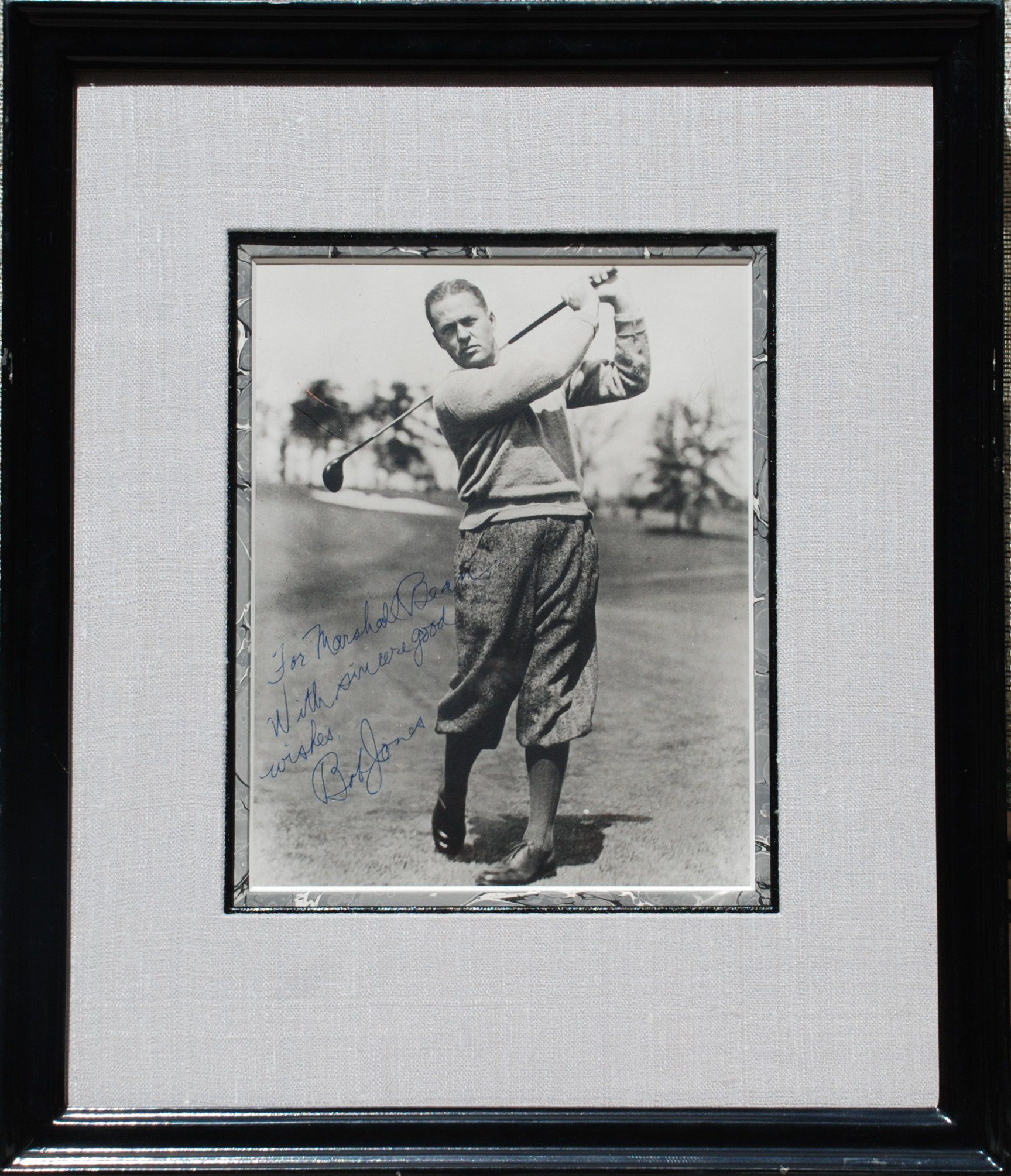 Lot Detail Legendary Golfer Bobby Jones