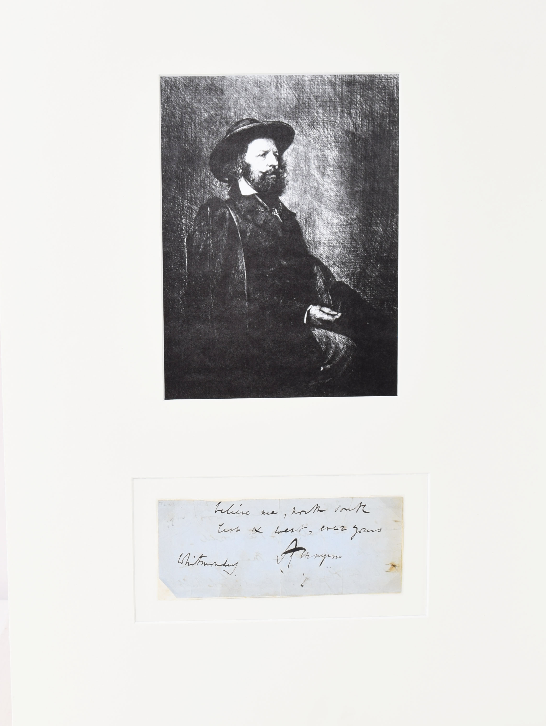 Lot Detail Alfred Lord Tennyson