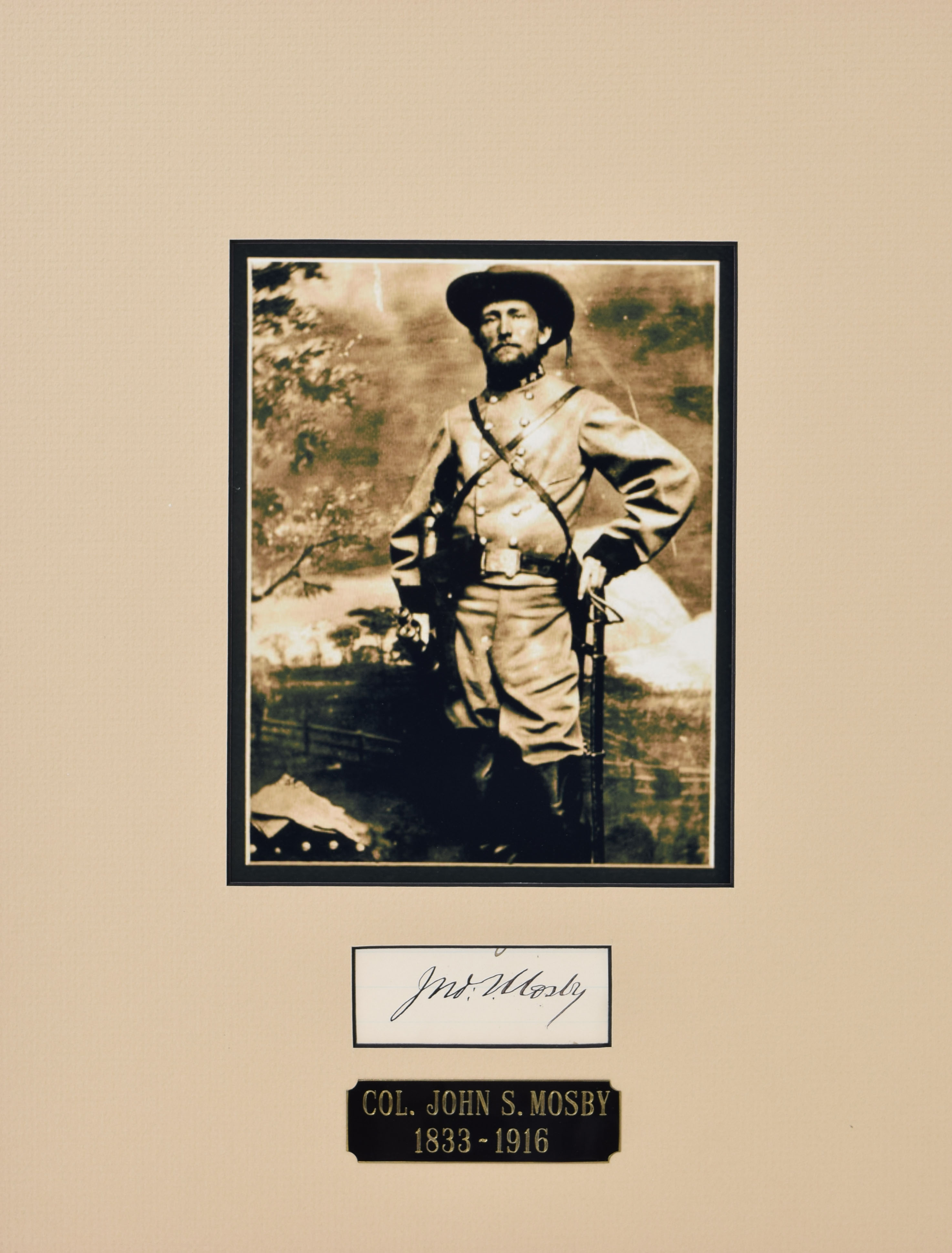 Lot Detail John S. Mosby “The Gray Ghost”