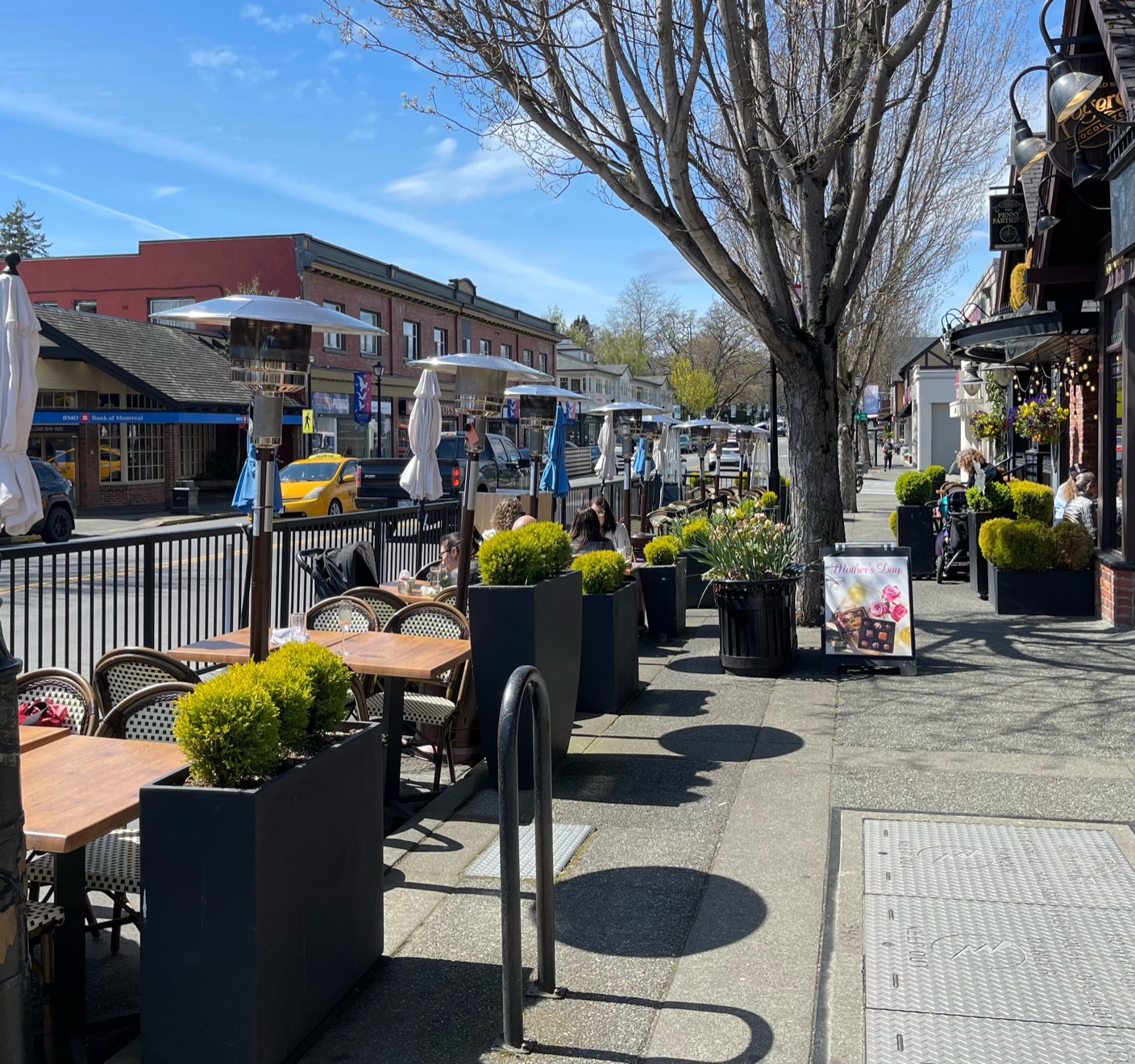 Oak Bay Heritage Foundation booth at the Oak Bay Night Market Oak Bay