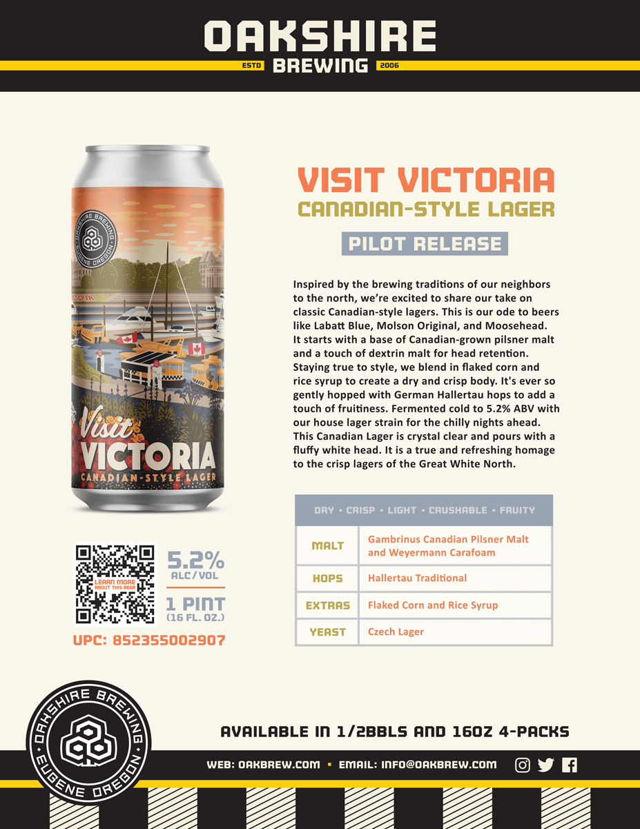 Visit Victoria Oakshire Brewing