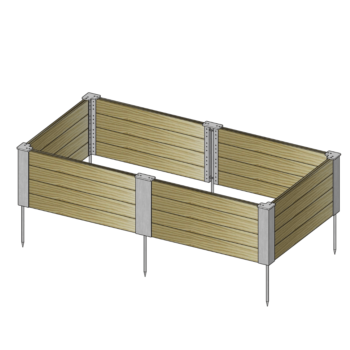 Modular Garden Planter Oak City Customs