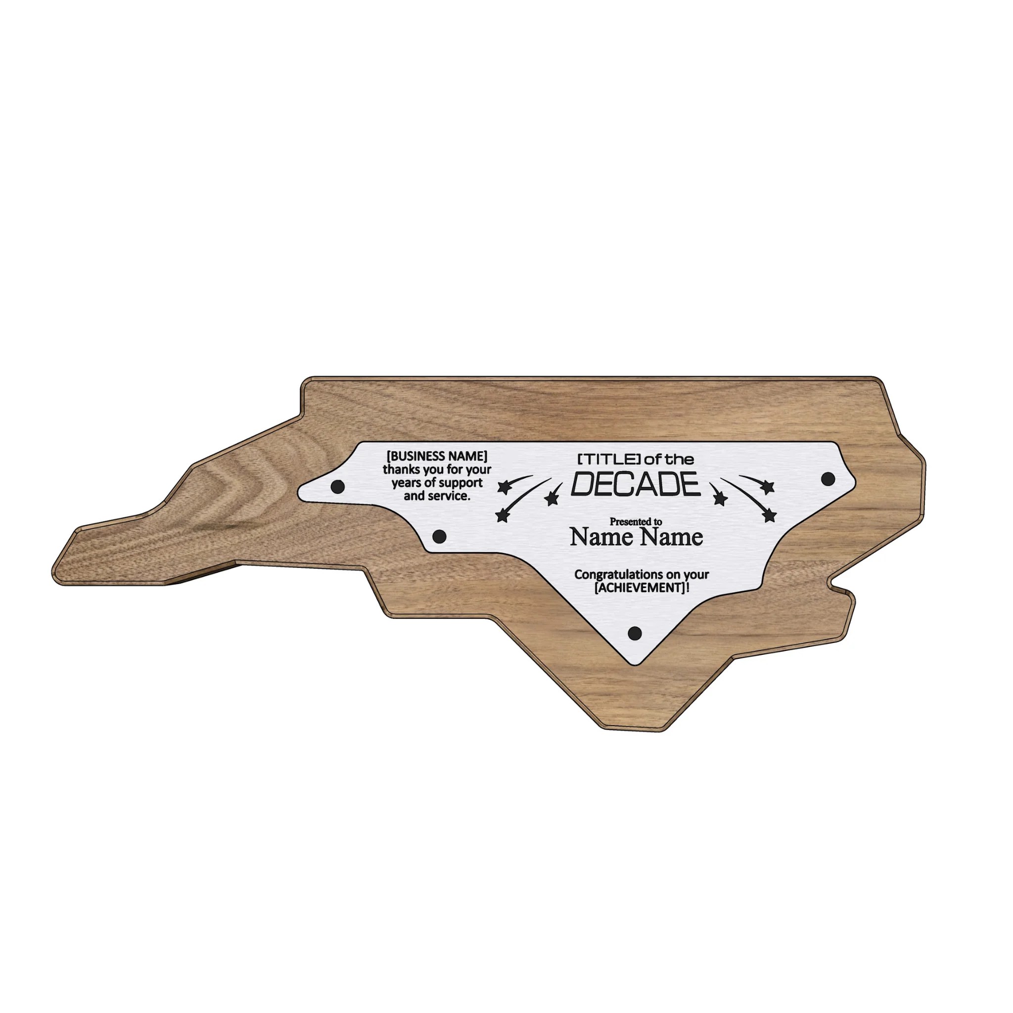 Custom Plaque Oak City Customs