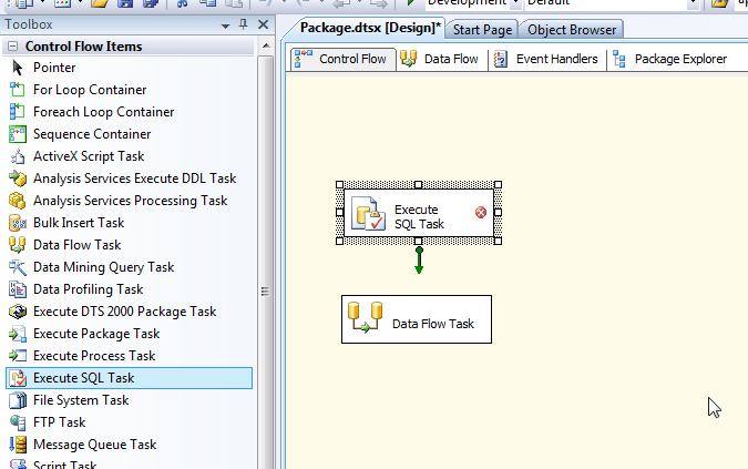 SSIS Data Transform Task SQL to Excel File