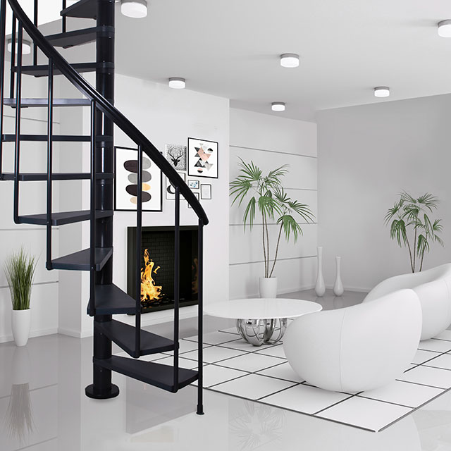 Dolle Calgary Spiral Staircase 120 / 140 cm Oak Factor