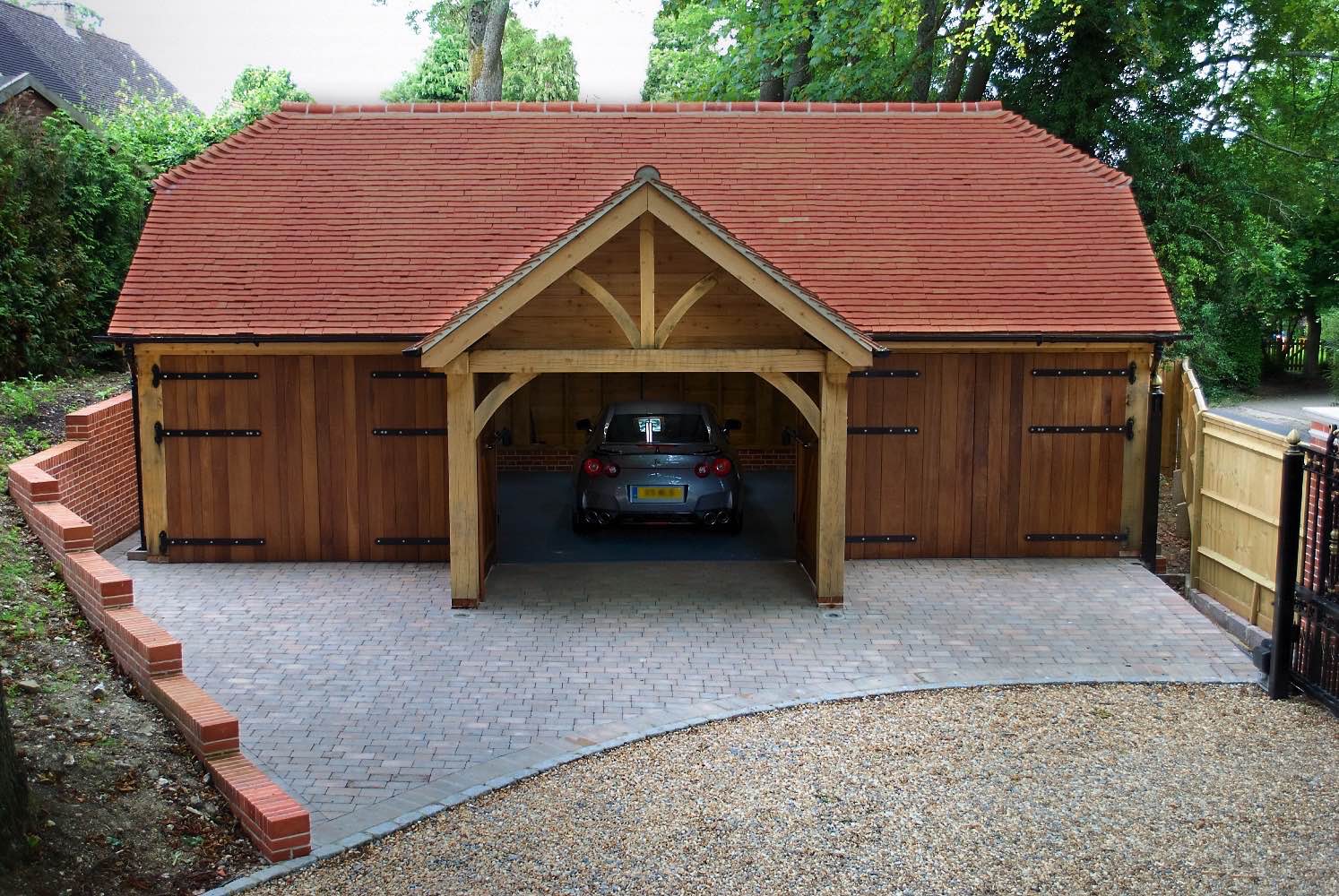 Oak Garages Traditional Oak Garages Gallery Extrawide Frames