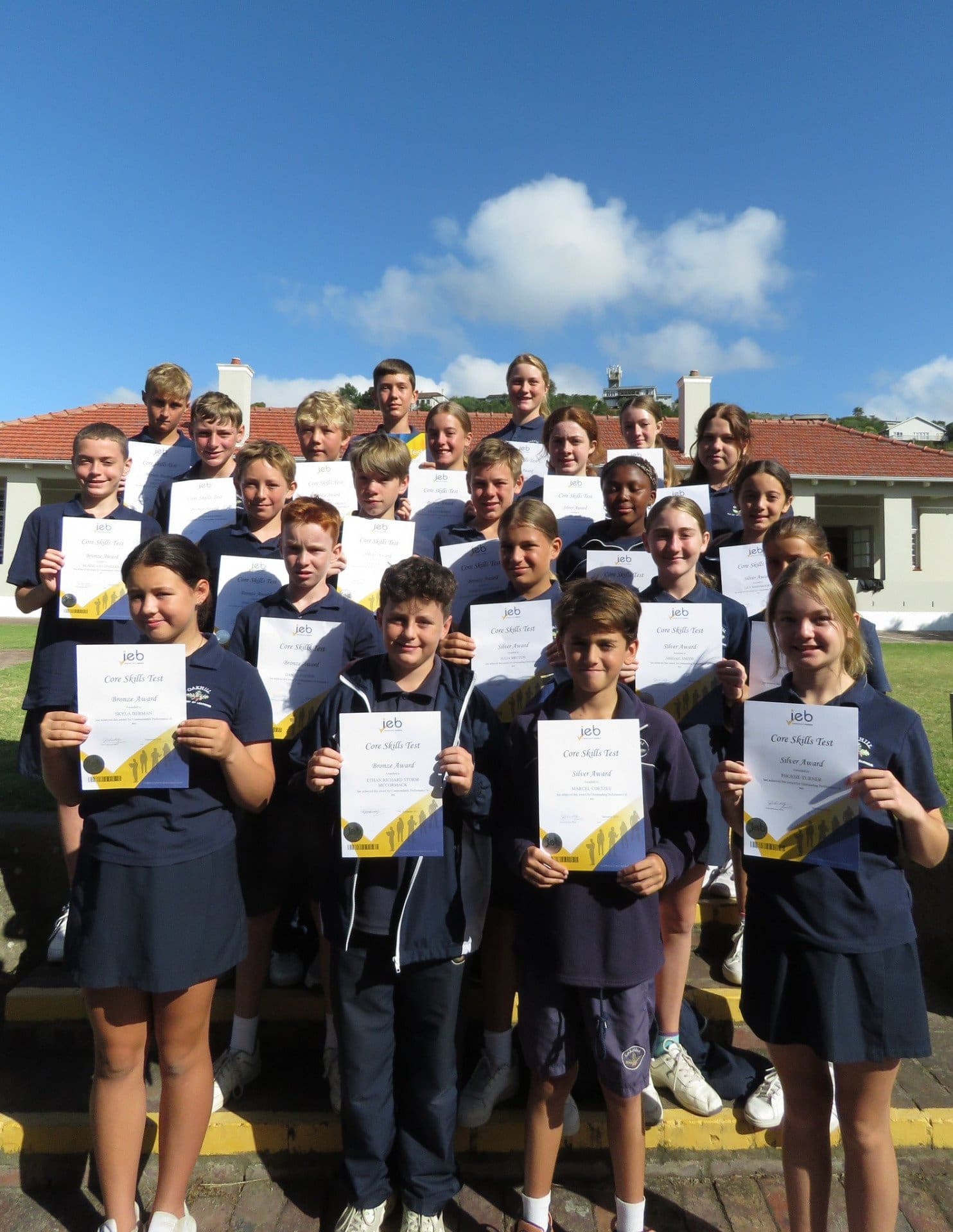 IEB Core Skills Achievers Oakhill School Knysna