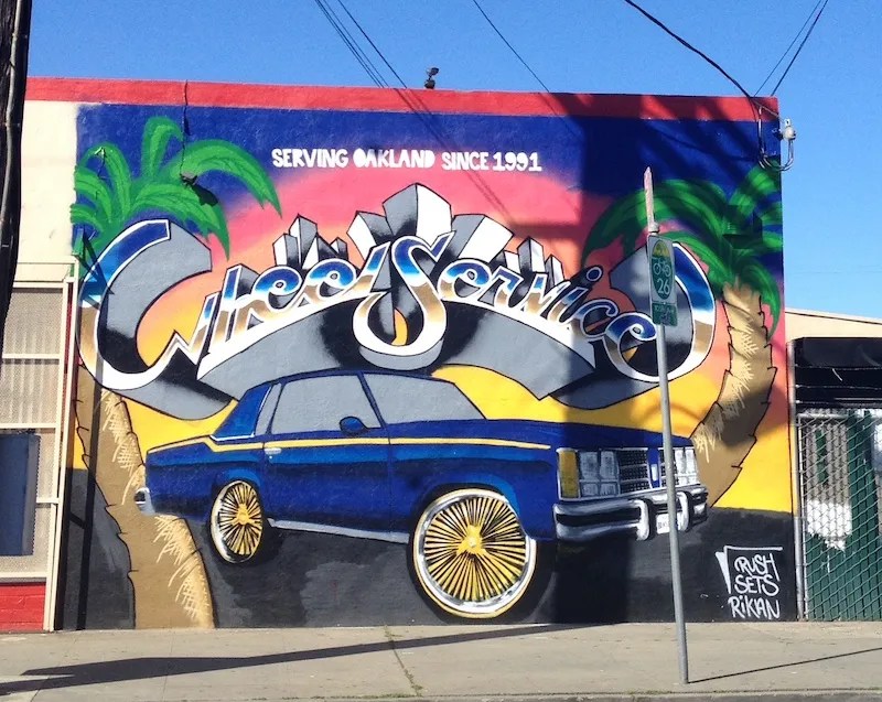 Wheel Service Oakland Murals