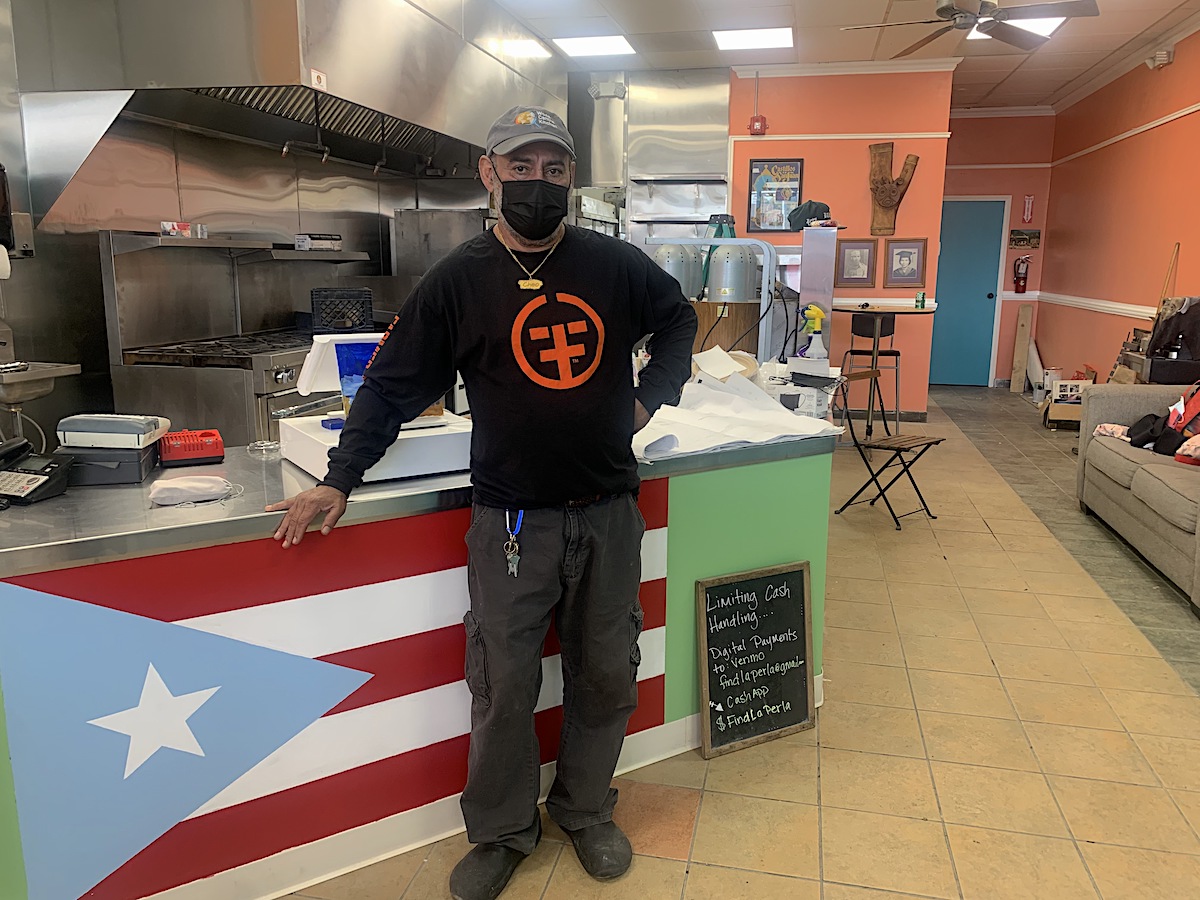 Puerto Rican restaurant La Perla needs a new floor before it can open