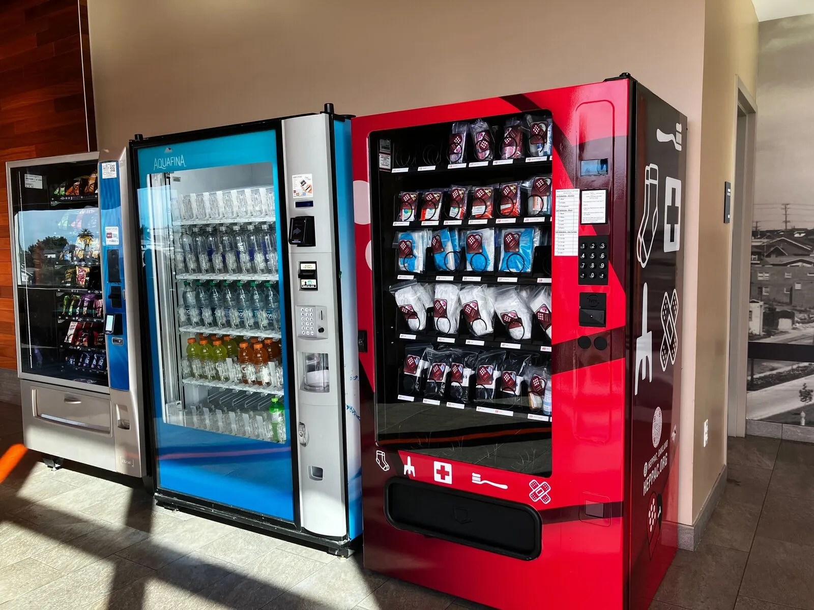 Oakland's Highland Hospital has a new vending machine with socks and drug test kits
