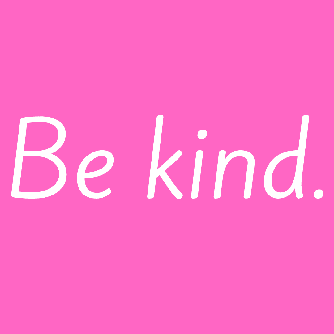 "Be Kind" Pink Shirts Oak Learners