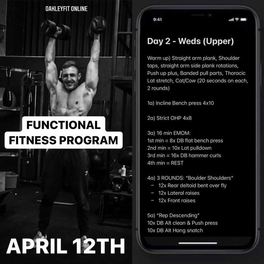 Functional fitness program FFP Oakley Fit