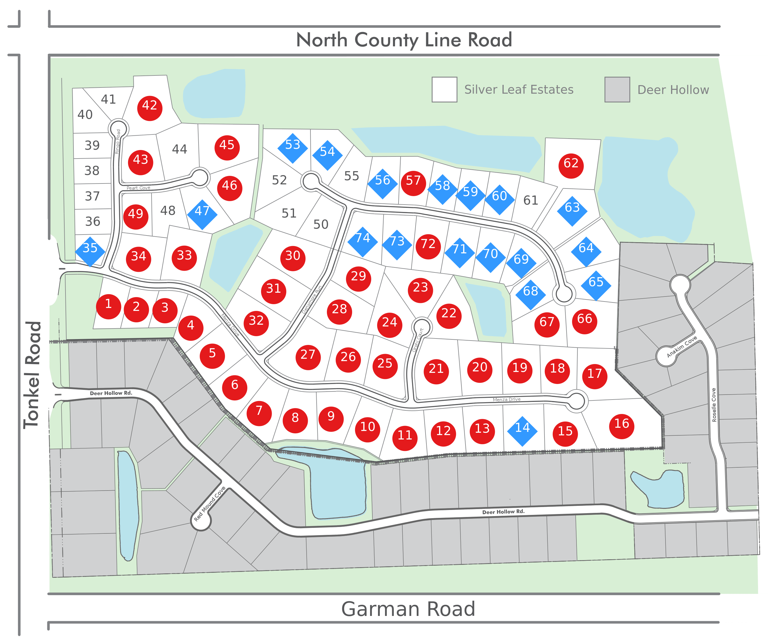 Silver Leaf Community Oakmont Development Residential and