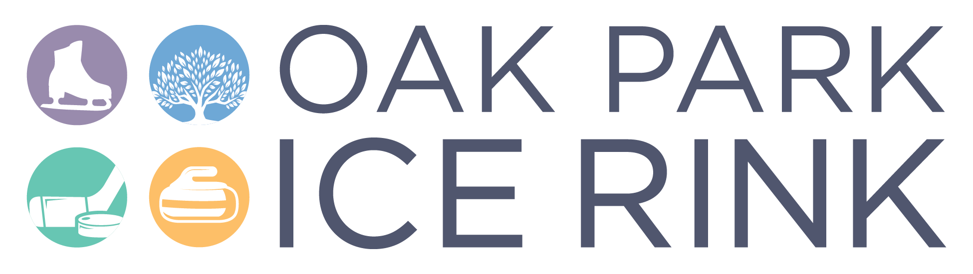 Oak Park Ice Rink Horizontal Logo Oak Park Ice Rink