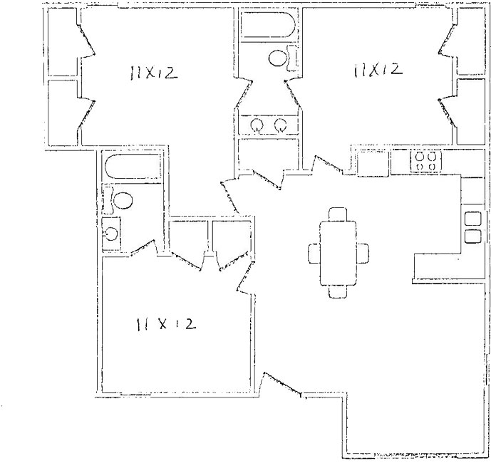 Oak Park Apartments Montevallo, AlabamaFloorplans