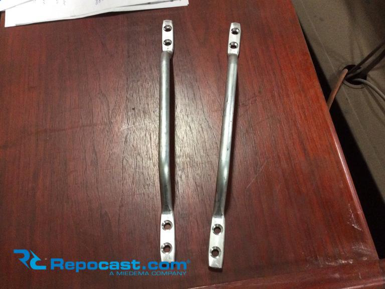 Lot of (2) Aluminum Trailer Ramp Door...