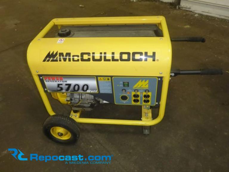 McCulloch FG6000MK 5700 Watt Generator...