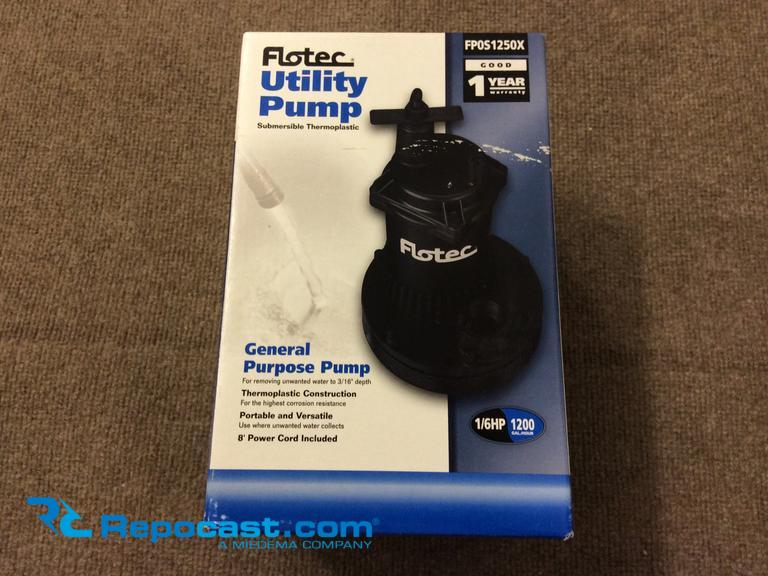 New Flotec utility pump submersible...
