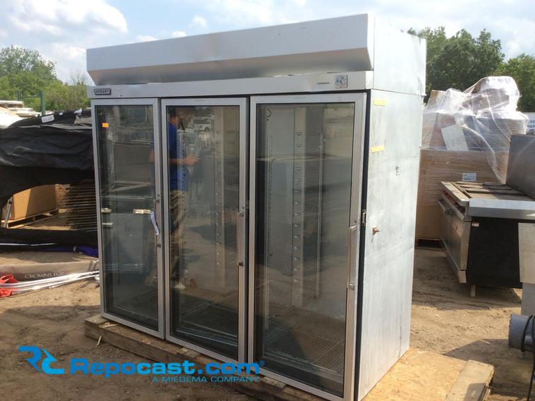 Hobart model Q3 cooler, 3 door, 81"x33...
