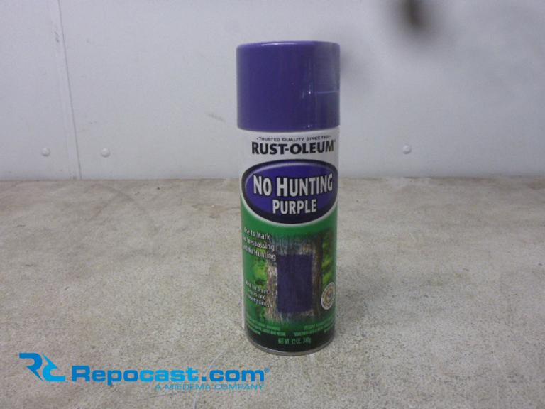 Lot of (24) Rustoleum no hunt purple...