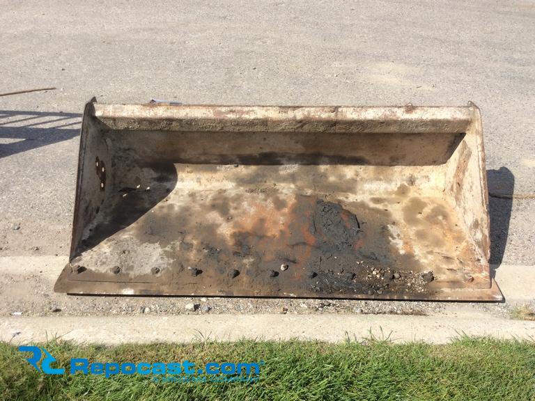66" skid steer quick attach bucket...