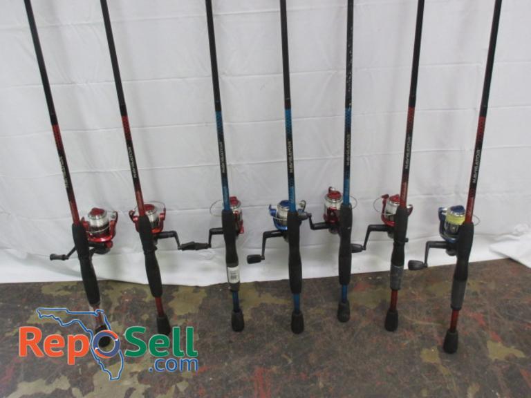 7 Shakespeare fishing poles, appear new
