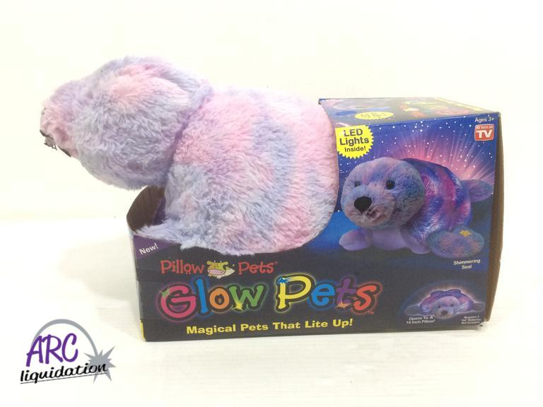 Arc Liquidation Group Pillow Pets Glow Pet. New!...