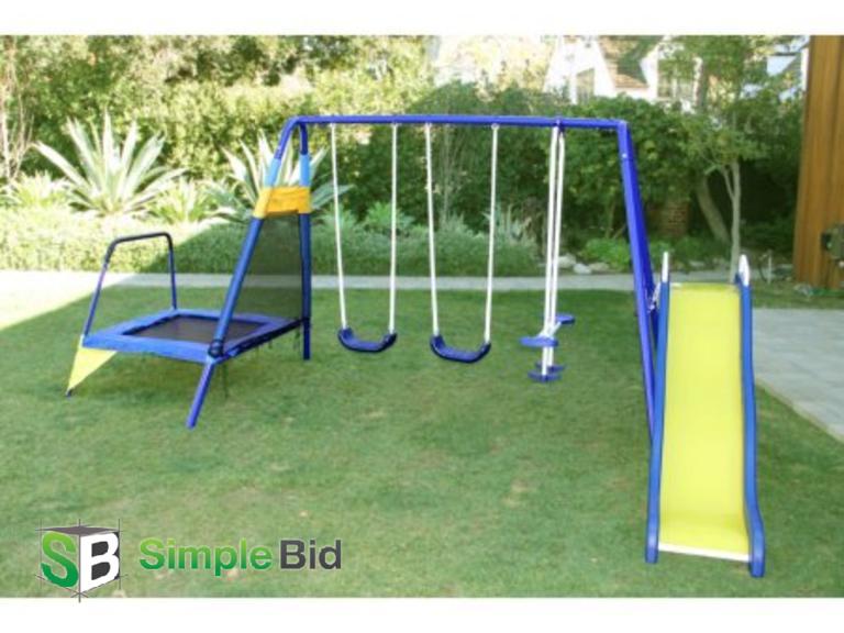 SimpleBid Inc. Almansor Metal Swing set and...
